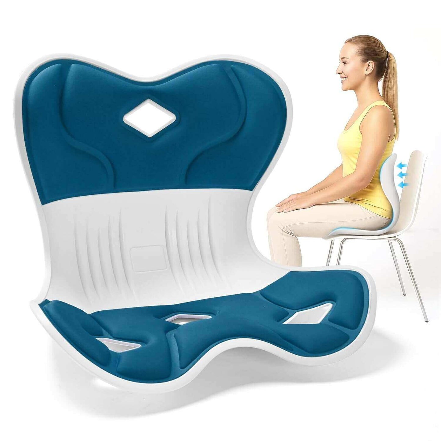 Ergonomic Back Support, Posture-Correcting Lumbar Support (Regular)
