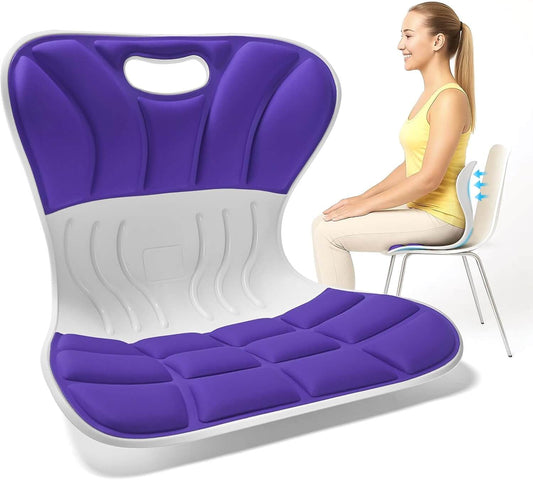 Ergonomic Lumbar Back Support, Extra Wide Seat for Posture Correction (X-Large)
