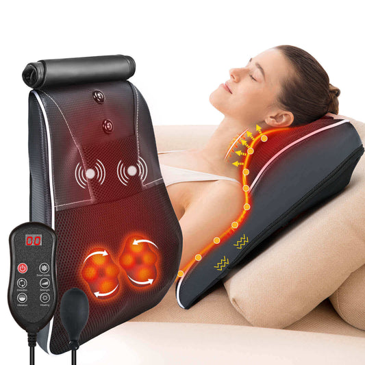 Shiatsu Deep Tissue Neck & Back Massager with Heat & Vibration