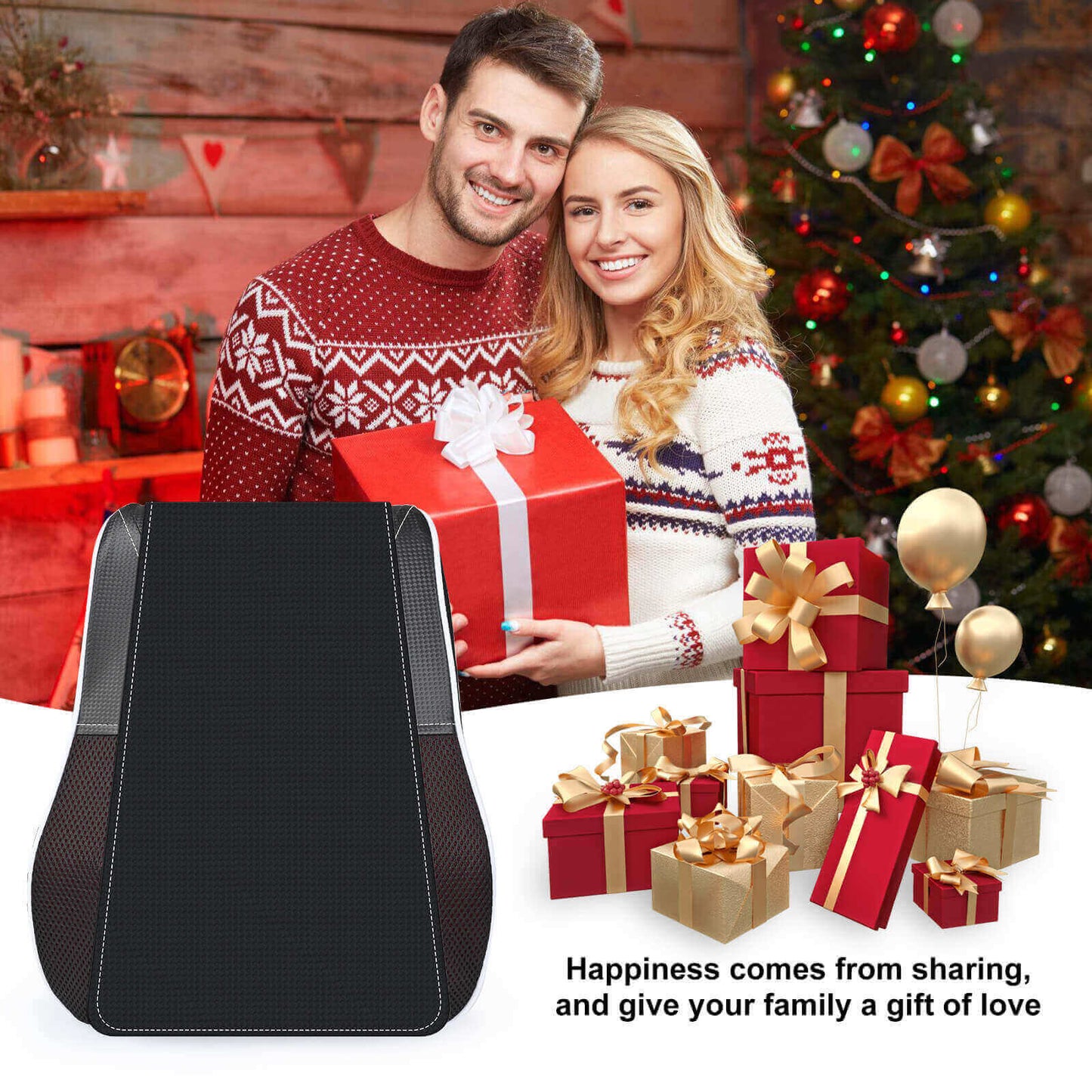 Shiatsu Deep Tissue Neck & Back Massager with Heat & Vibration