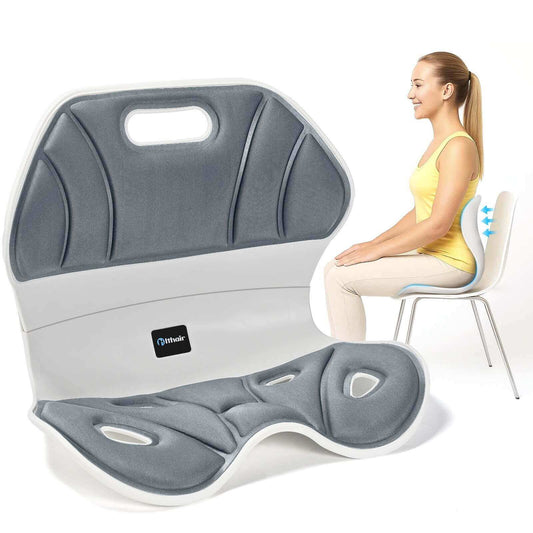 Ergonomic Back Support, Lightweight Lumbar Support for Posture (L)