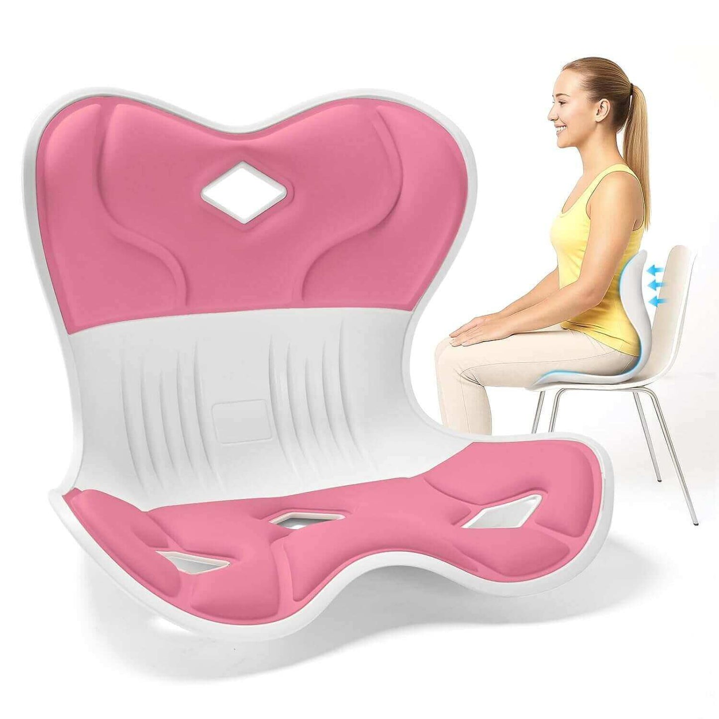 Ergonomic Back Support, Posture-Correcting Lumbar Support (Regular)