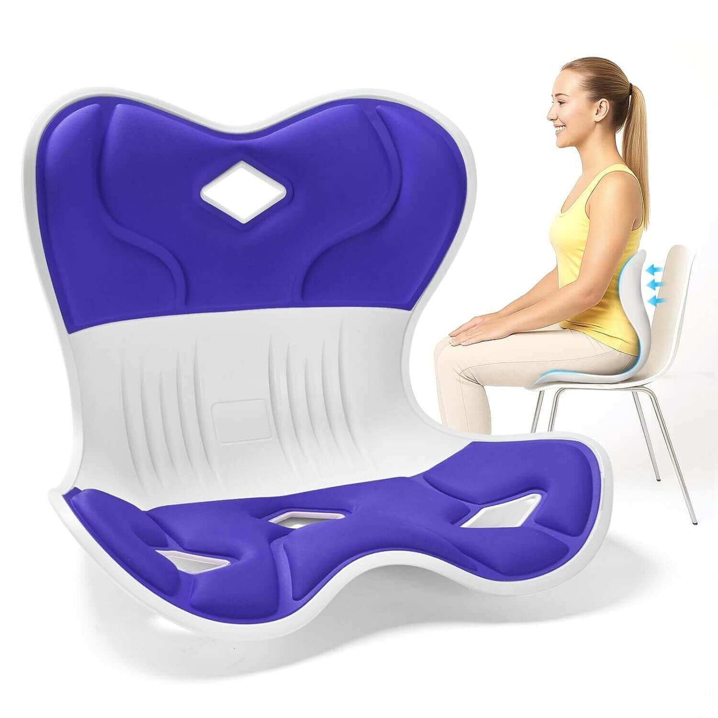 Ergonomic Back Support, Posture-Correcting Lumbar Support (Regular)