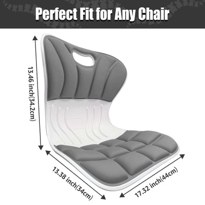 Ergonomic Lumbar Back Support, Extra Wide Seat for Posture Correction (X-Large)