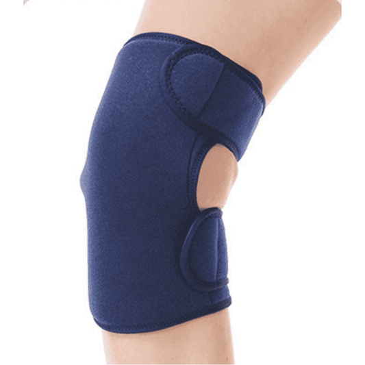 Hot & Cold Knee Compression Wrap with Built-in Gel – Adjustable Pain Relief Brace for Injury Recovery, One Size