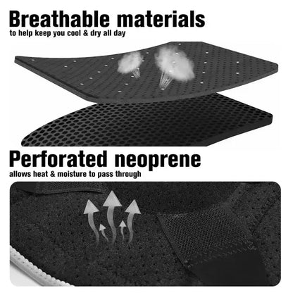 Open Knee Brace Plus Size – Adjustable Knee Support with Patella Stabilizers (18–23")