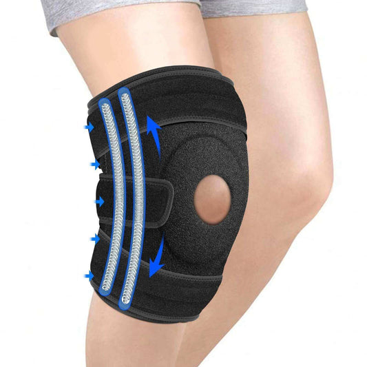 Plus Size Knee Brace with Side Stabilizers – Pain Relief & Support for Meniscus, Arthritis (Fits Up to 29")