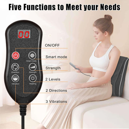 Shiatsu Deep Tissue Neck & Back Massager with Heat & Vibration