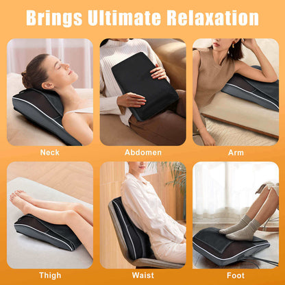 Shiatsu Deep Tissue Neck & Back Massager with Heat & Vibration